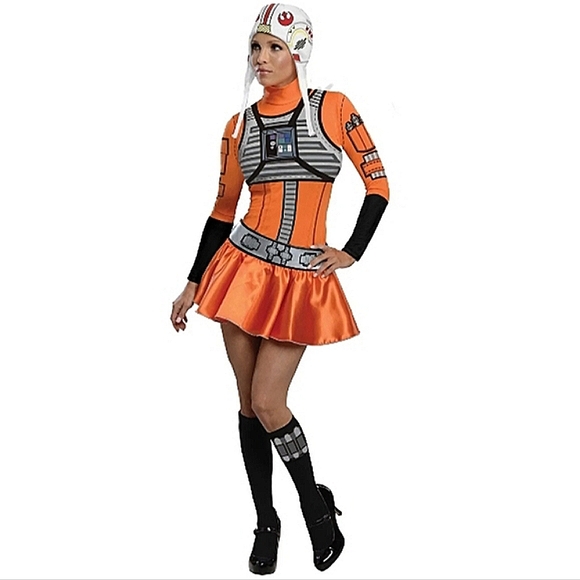 STAR WARS X-Wing Fighter Girl Halloween Costume NWT - Picture 10 of 10